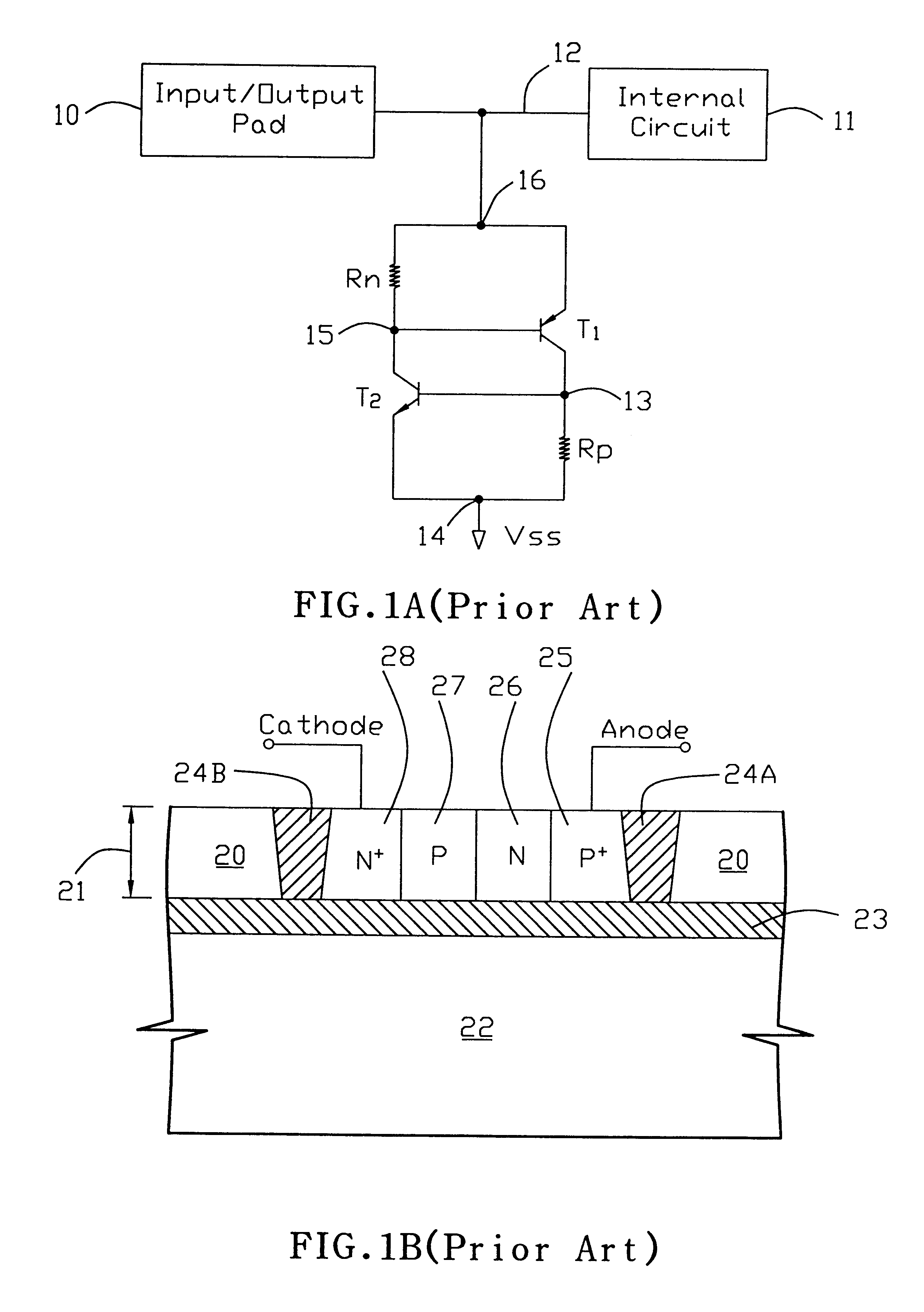Low triggering voltage SOI silicon-control-rectifier (SCR) structure
