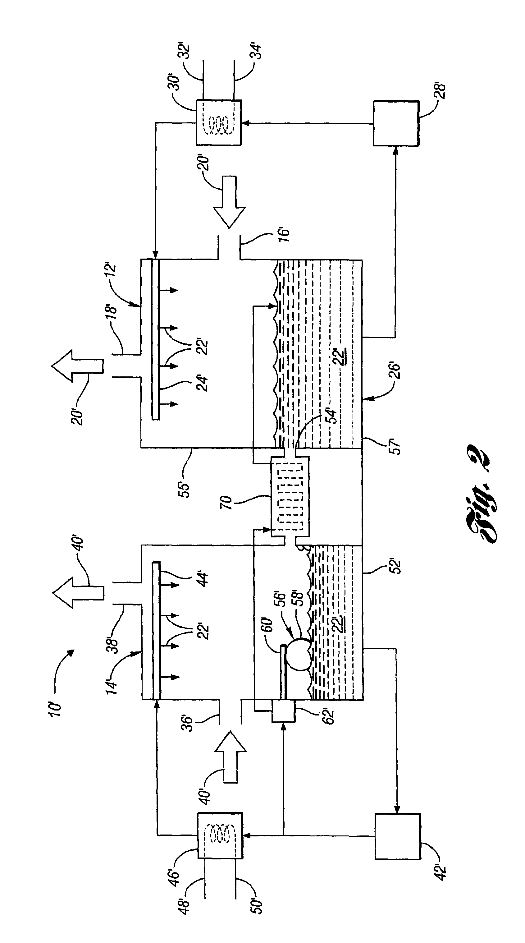 System and method for managing water content in a fluid