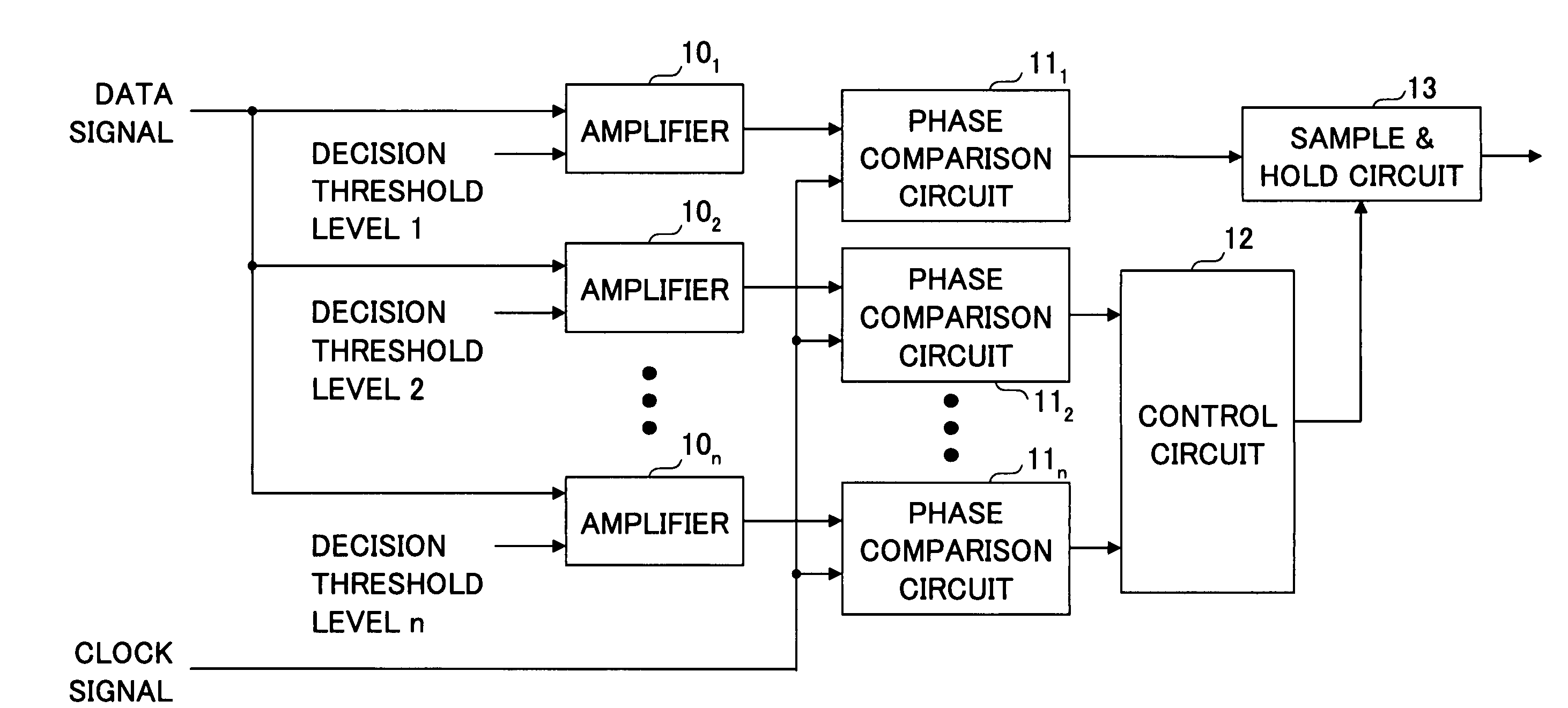 Phase comparison circuit and clock recovery circuit