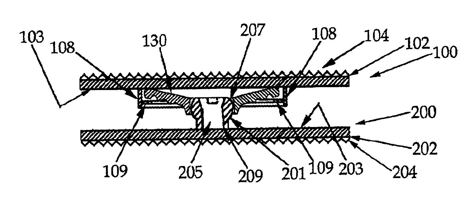 Intervertebral spacer device utilizing a belleville washer having radially spaced concentric grooves