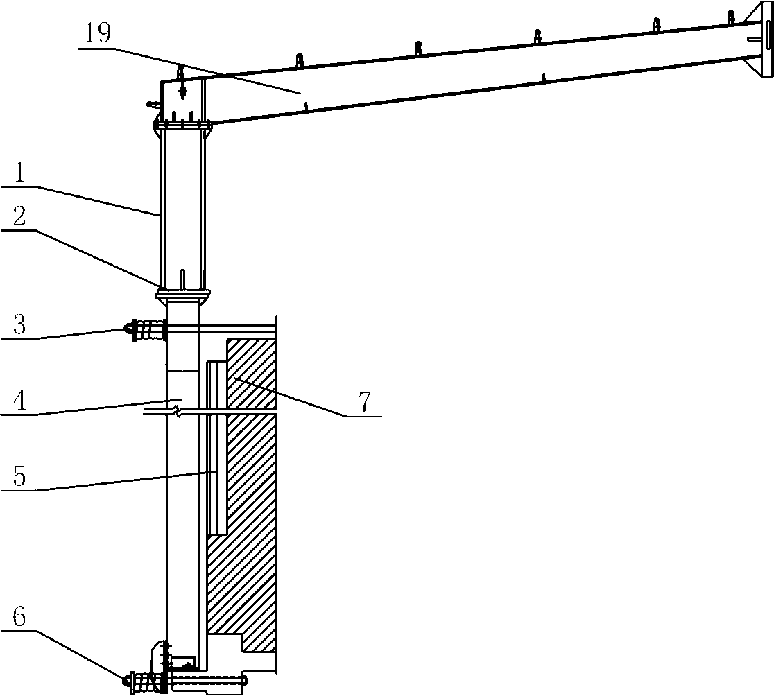 Local-slippage construction method of furnace column