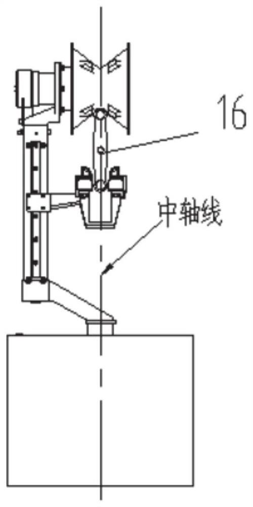 Overhead line whole-course inspection robot and method