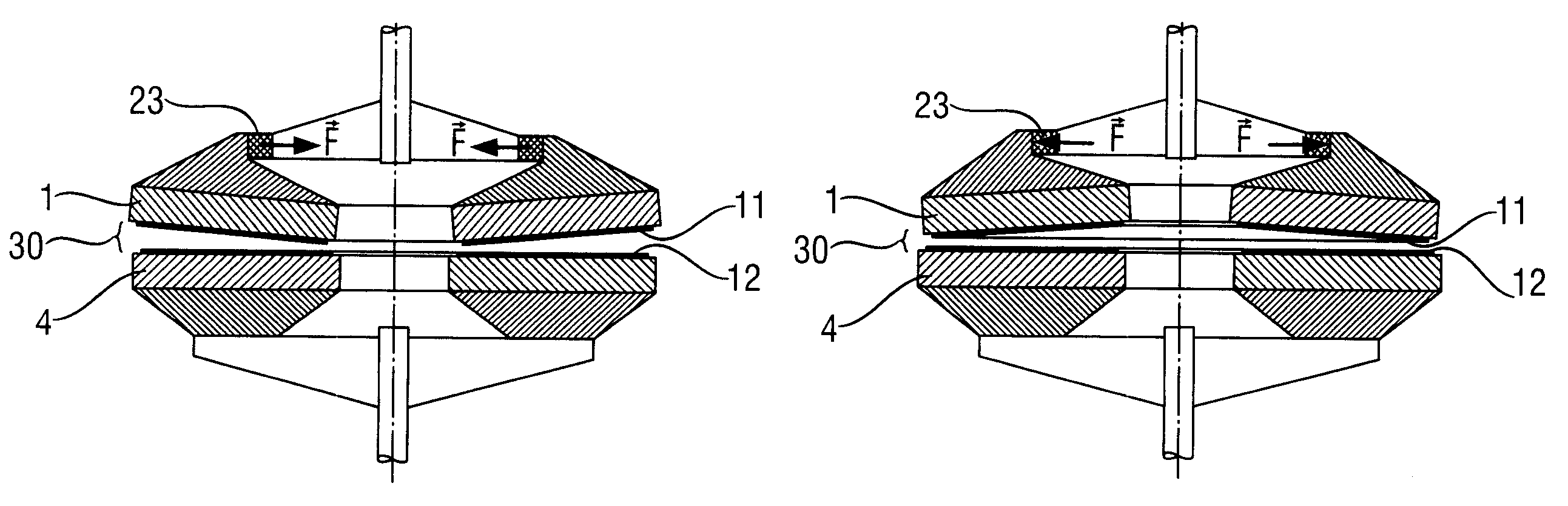 Method for the simultaneous grinding of a plurality of semiconductor wafers