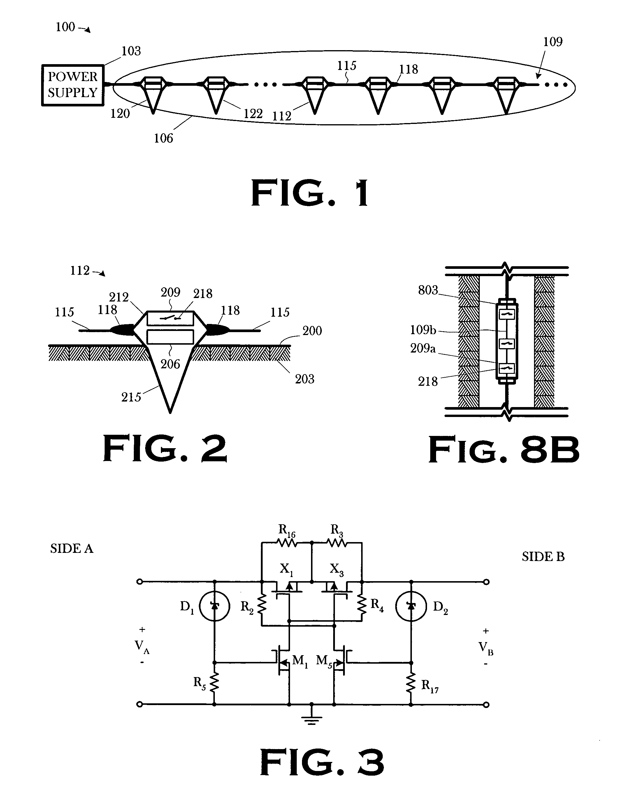 Short circuit protection for serially connected nodes in a hdyrocarbon exploration or production electrical system