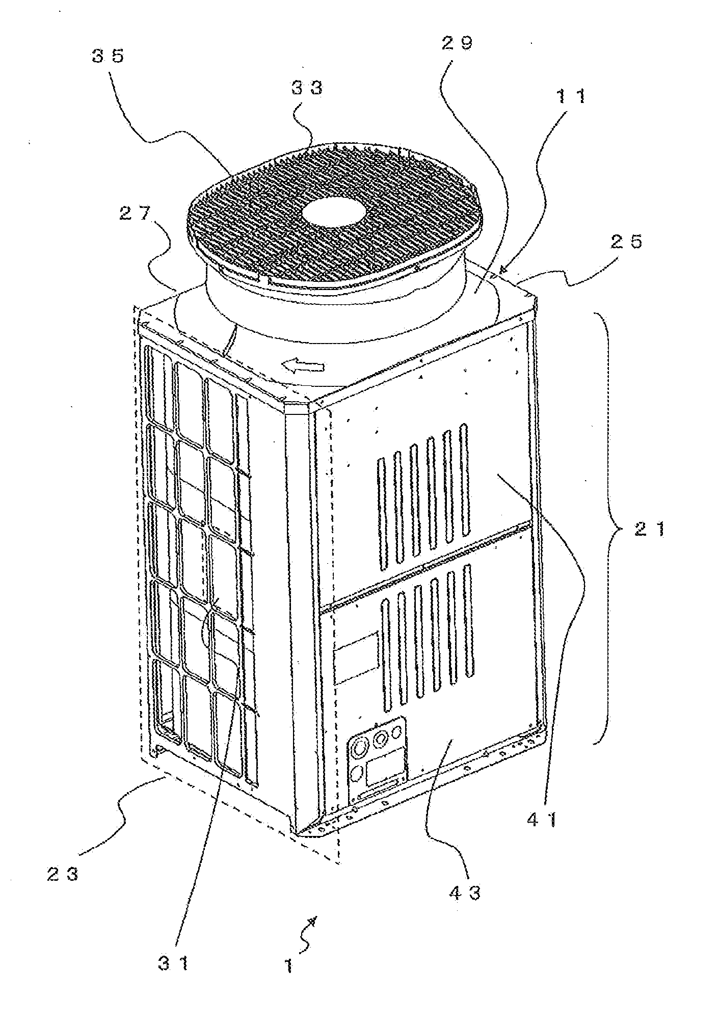 Air-conditioning-apparatus outdoor unit and method of manufacturing air-conditioning-apparatus outdoor unit