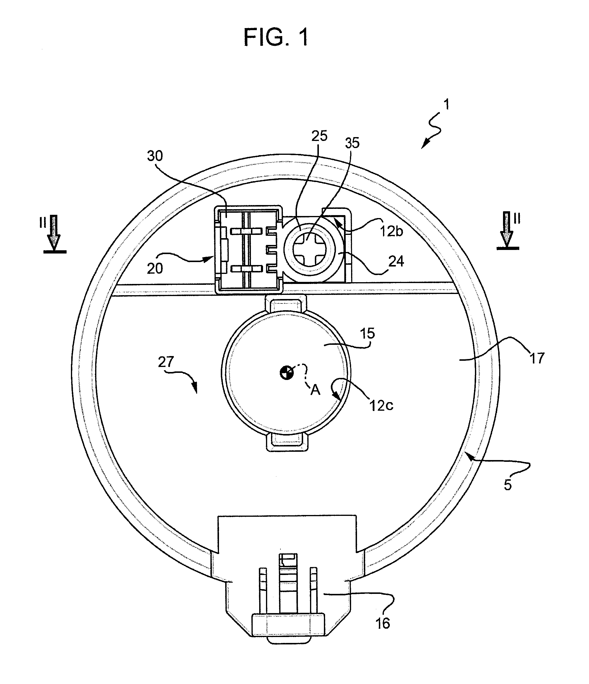 Pressure sensor for an electric household appliance with additional security function