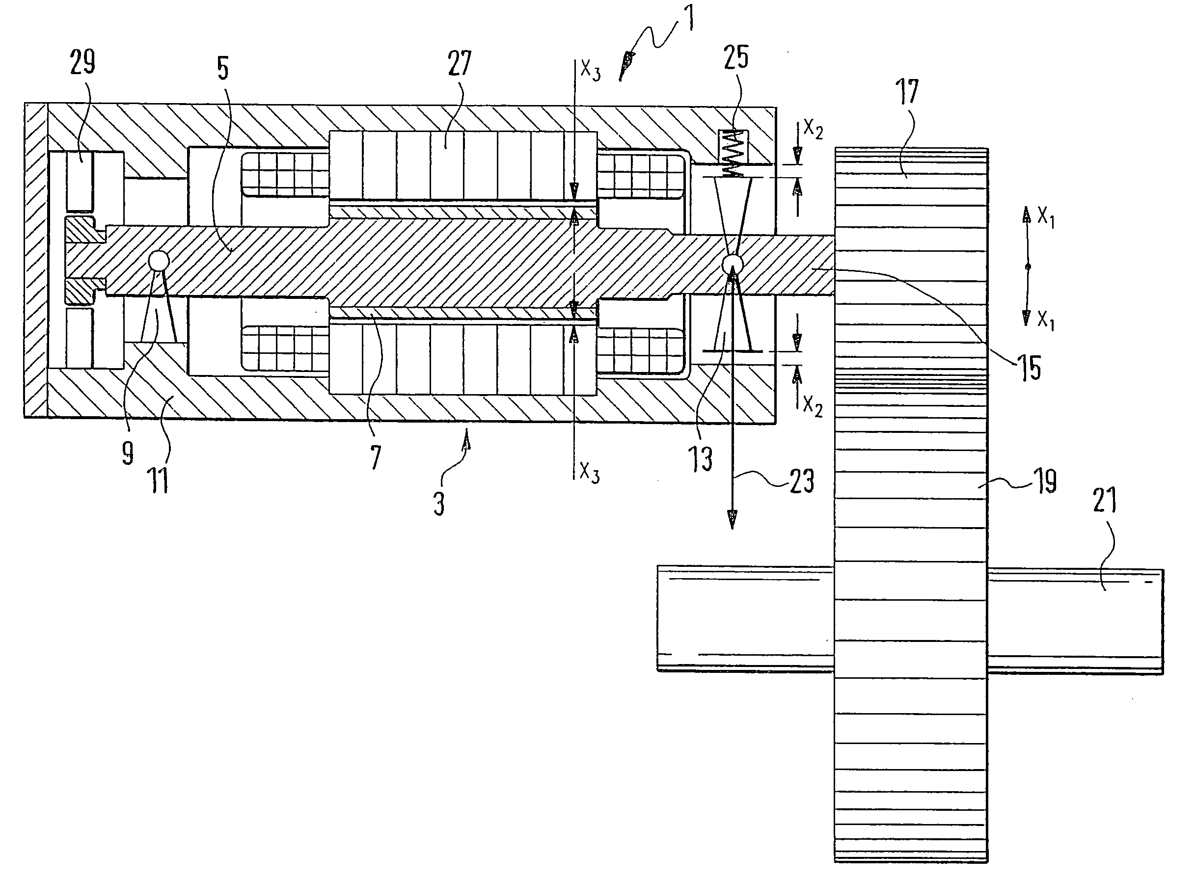 Zero backlash steering gear