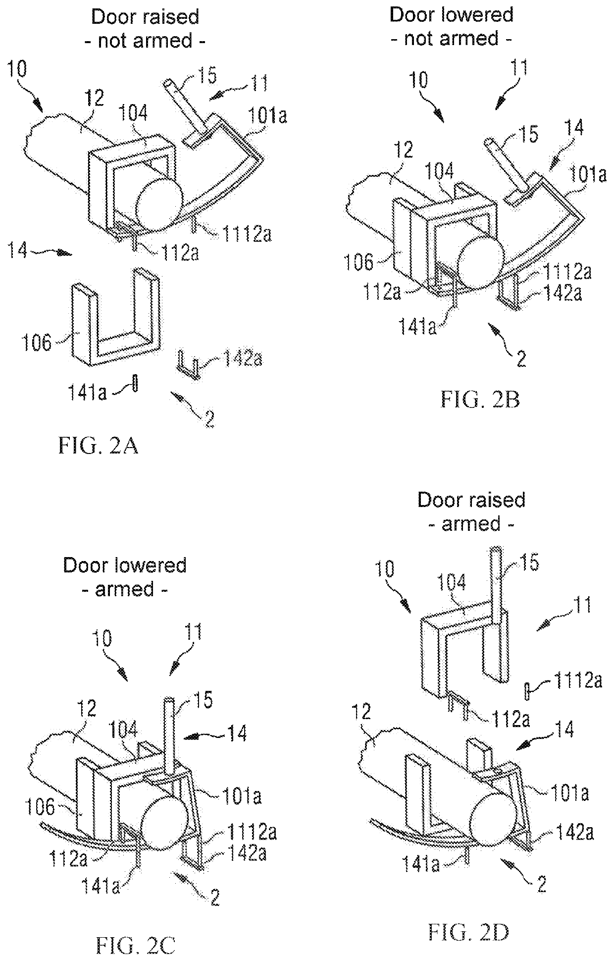 Passenger door arrangement for an aircraft segment