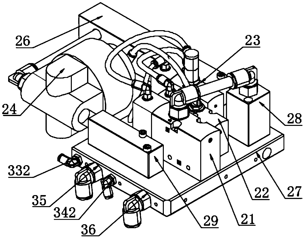 Pneumatic control self-induction pneumatic balance crane