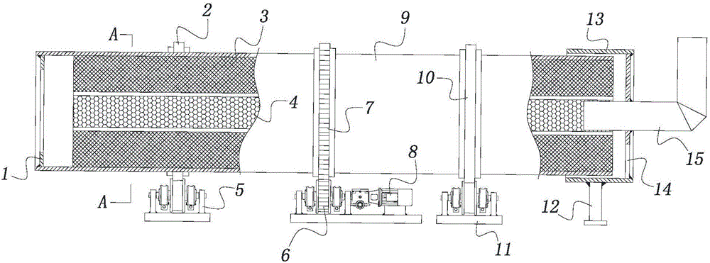 Device for drying water purifying filter material particles