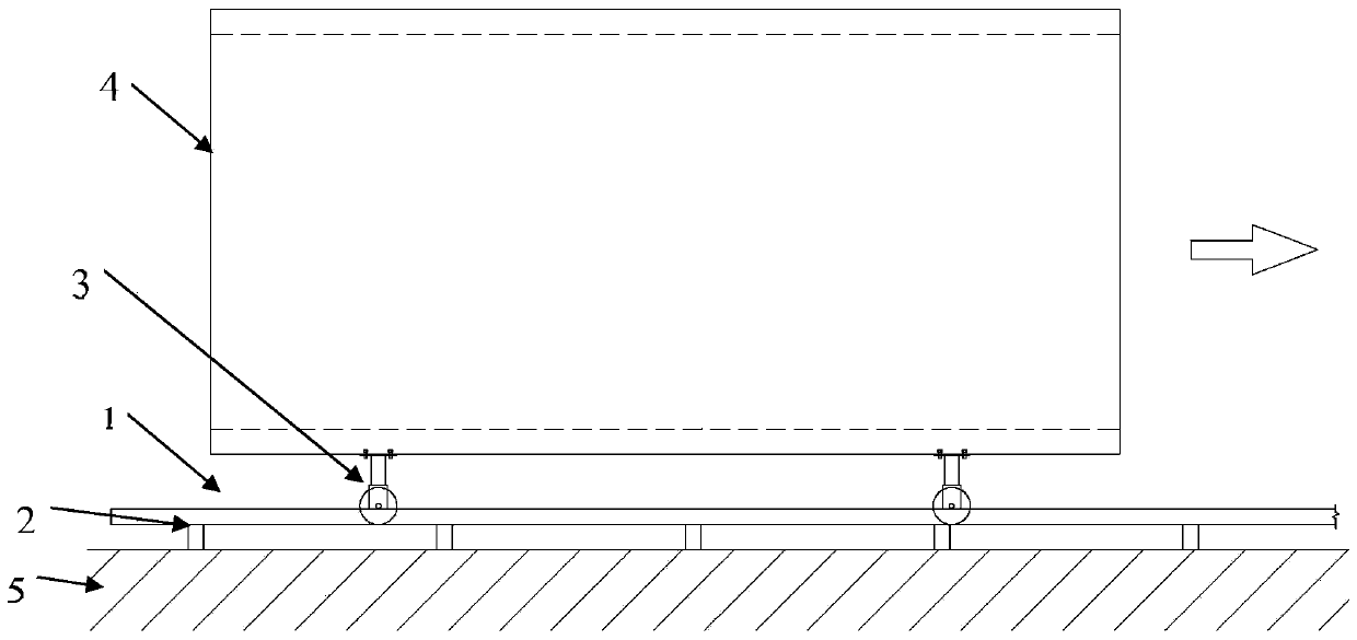 Method for carrying out reverse transportation on large air pipe in module