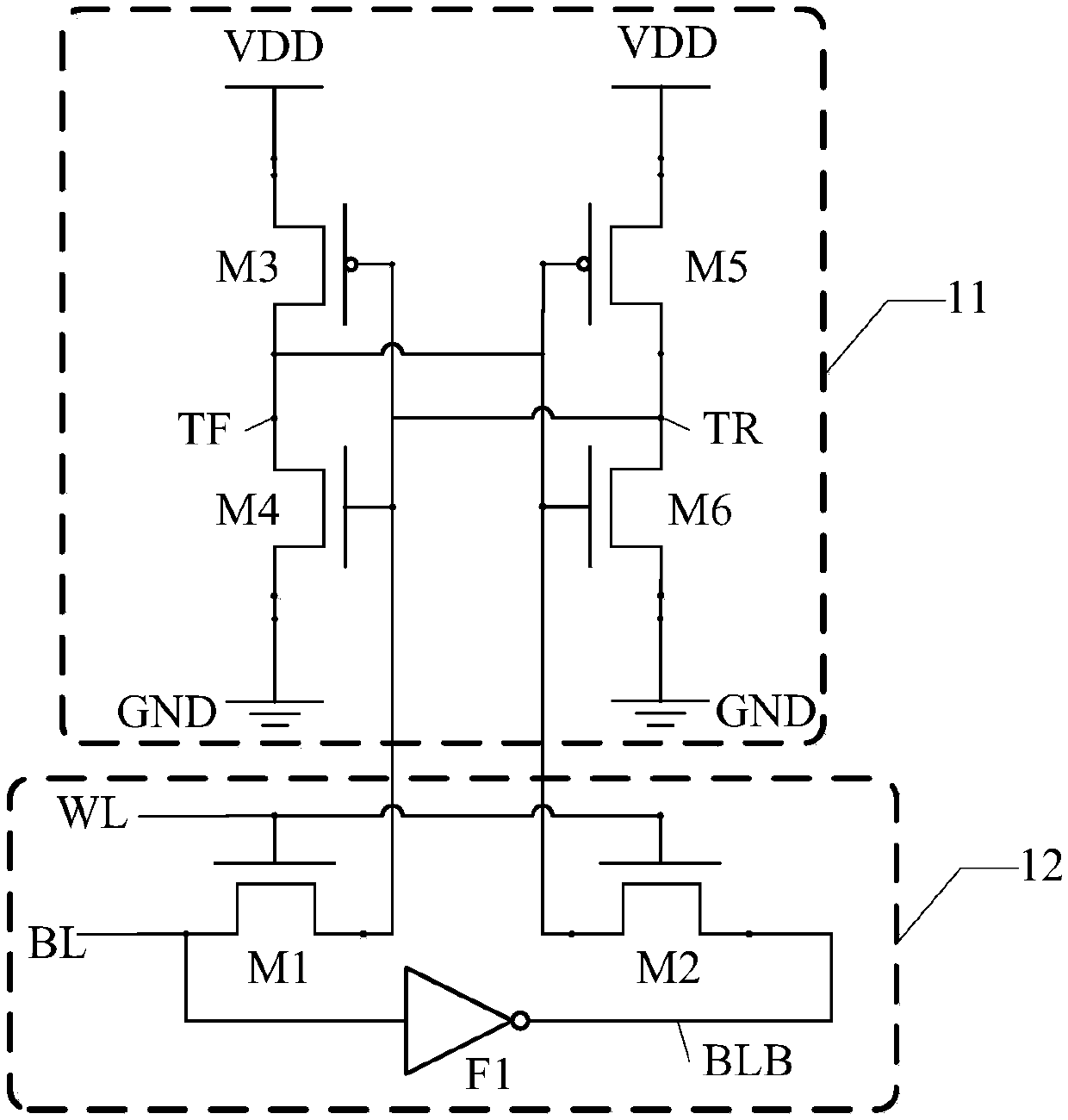 Storage unit and multi-port static random access memory