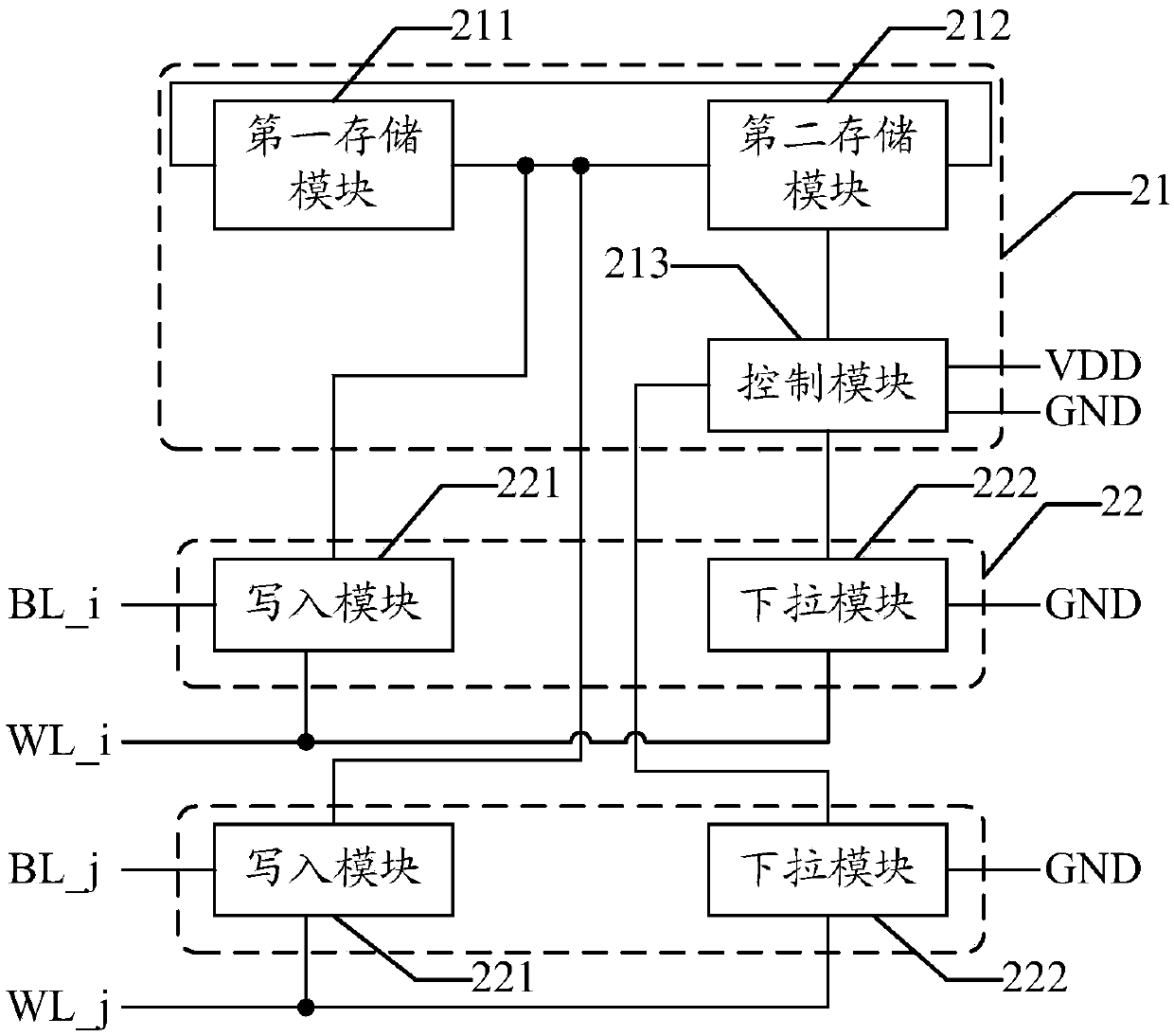 Storage unit and multi-port static random access memory