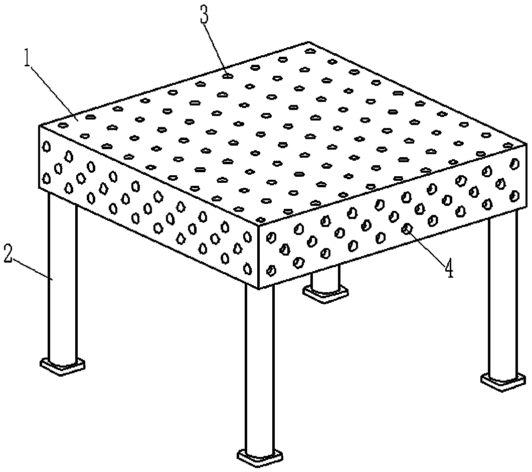 Convenient-to-position welding platform