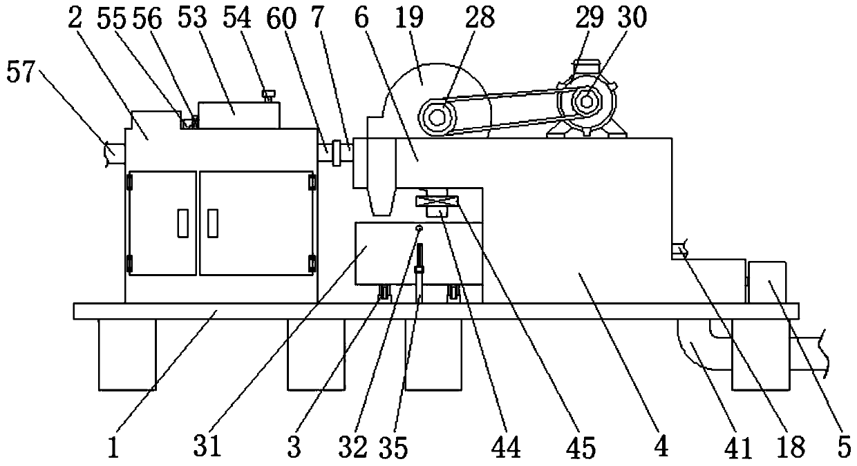 Automatic sewage classification treatment device