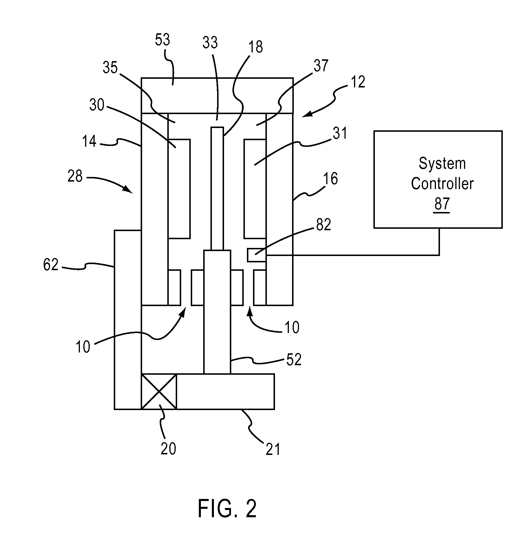 Air gap control systems and methods