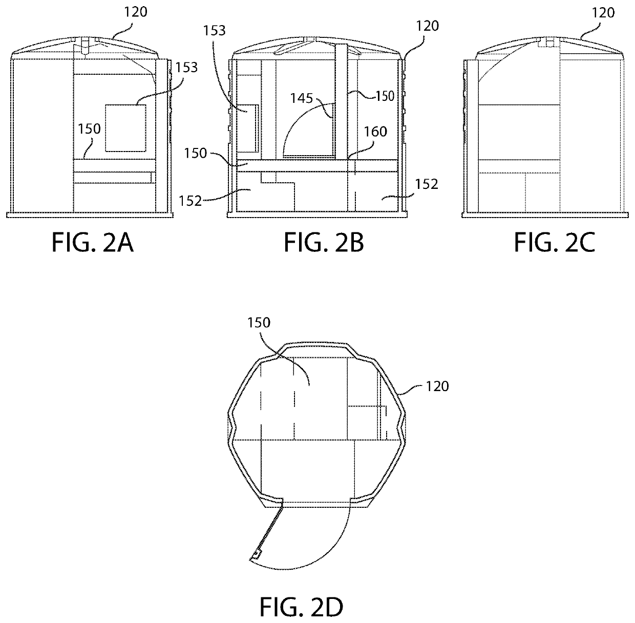 Portable living structure and assembly