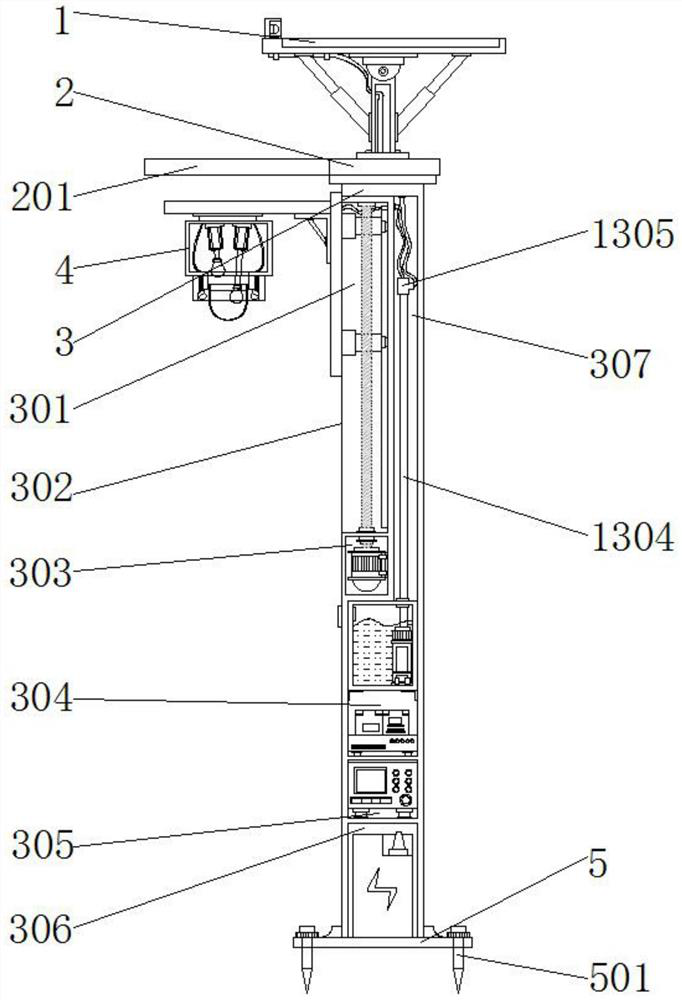 Solar street lamp with automatic maintenance function for urban lighting