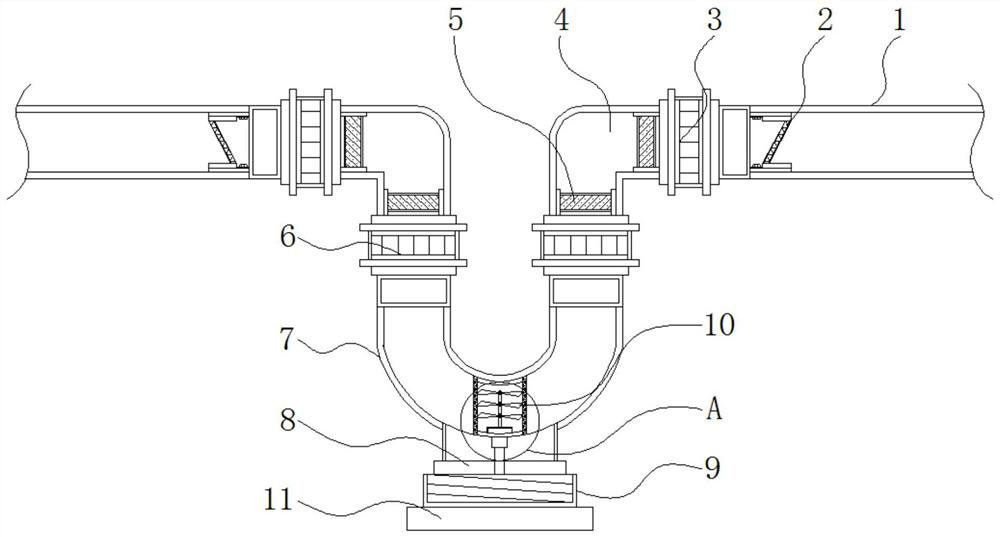 A filter pipe for exhaust gas engineering transformation with exhaust gas detection and return function