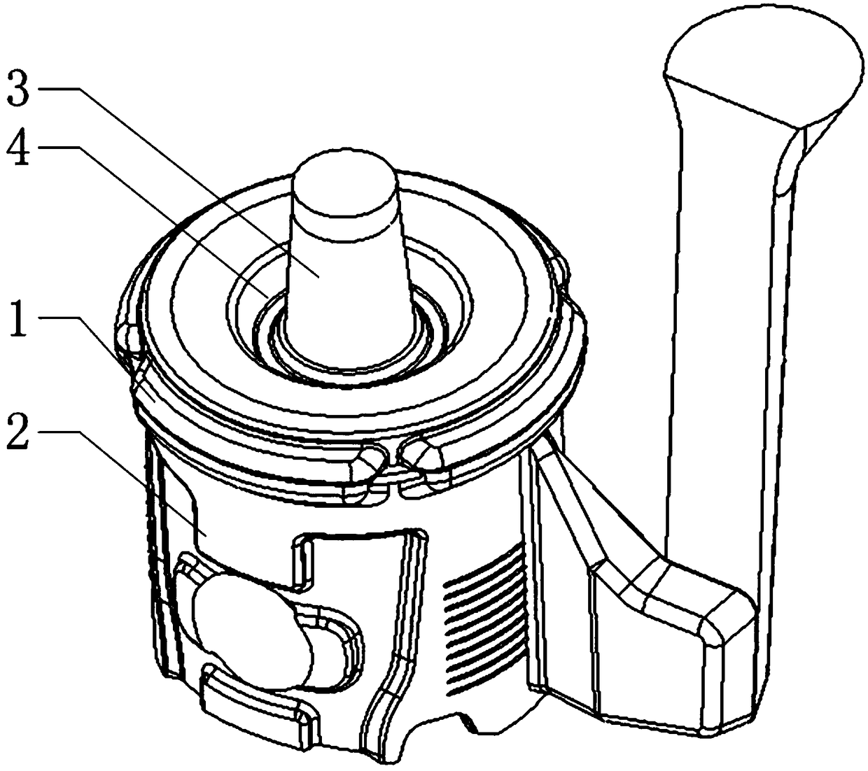Engine piston blank and machining method thereof