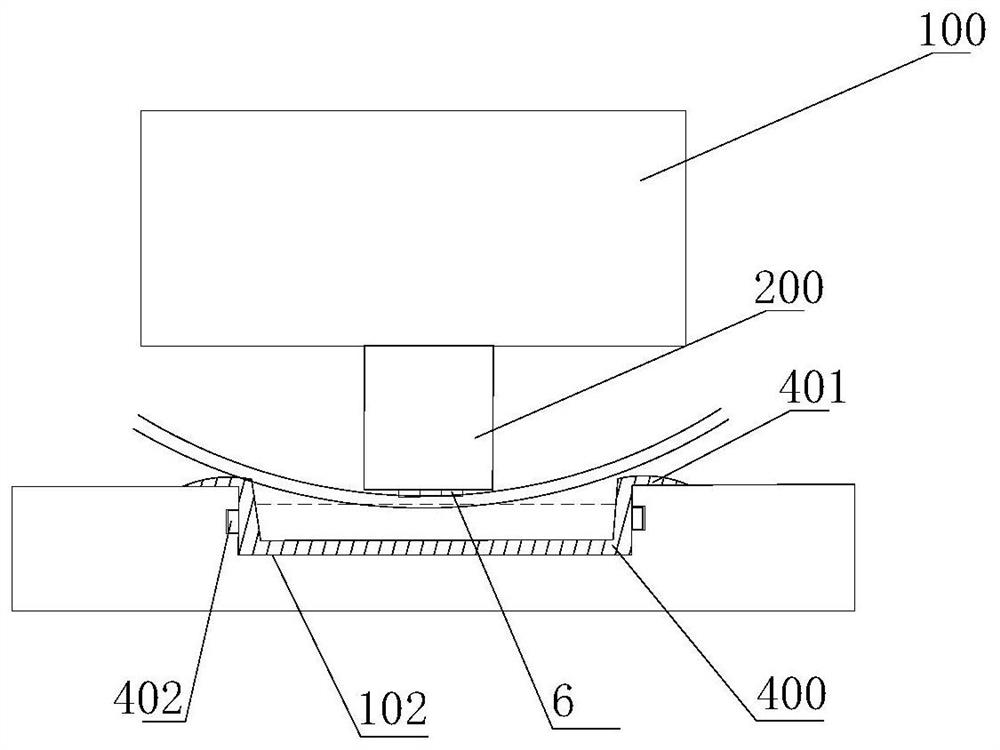 A wall-mounted ultrasonic cleaning device