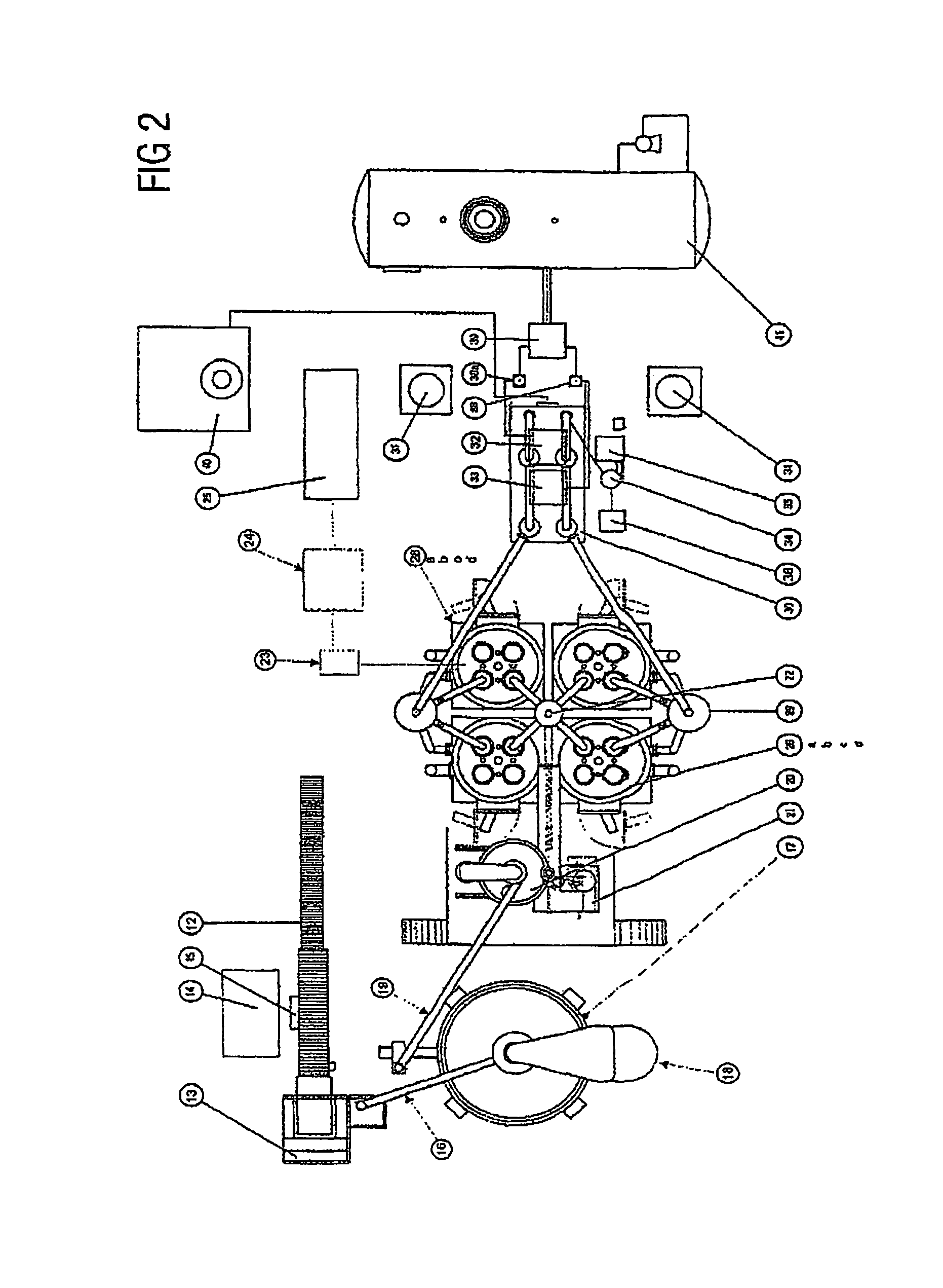 Process and plant for conversion of waste material to liquid fuel