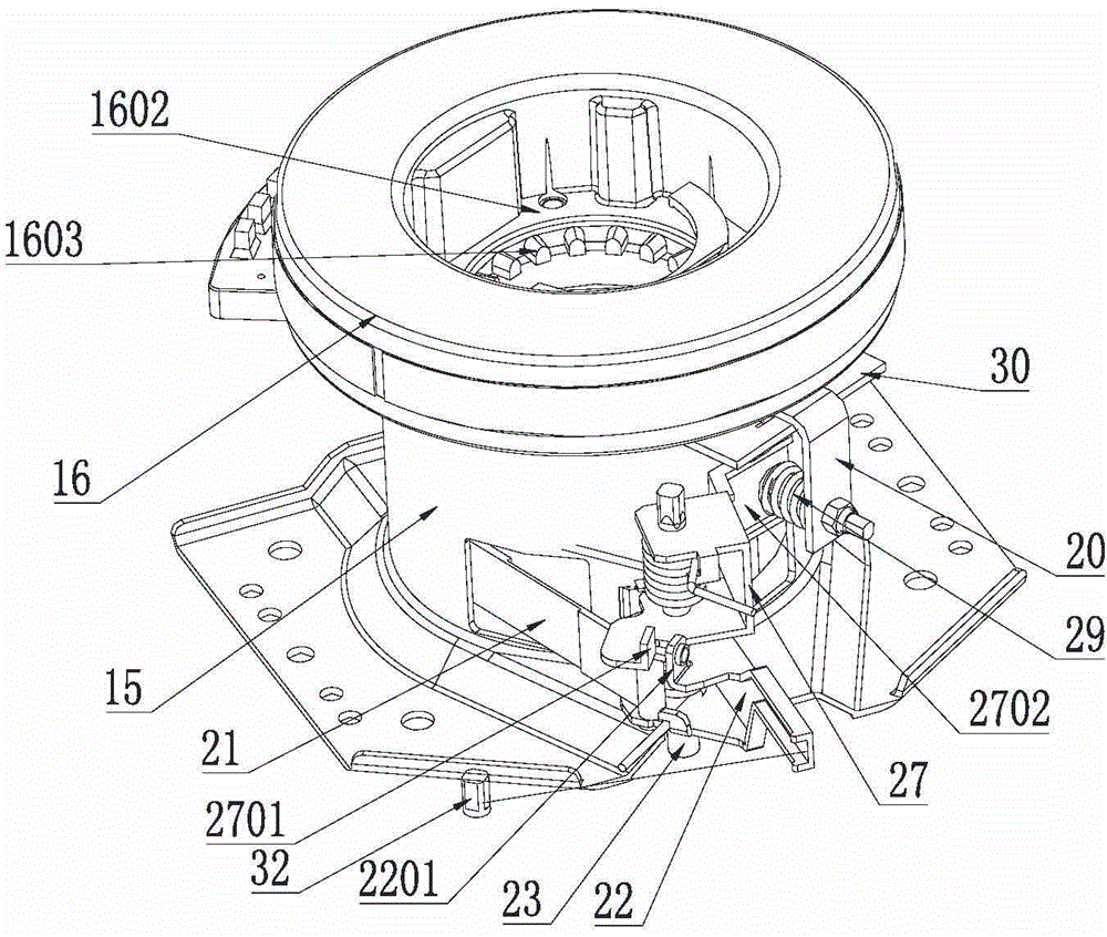 Washing machine and deceleration clutch for same