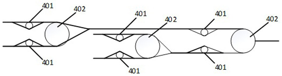 Sizing method and sizing equipment for preventing yarn from sizing bonding