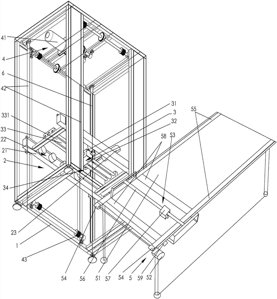 Egg embryo inoculation circulating conveying line for avian influenza vaccine culture process