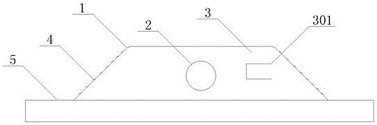 Road protection tube structure