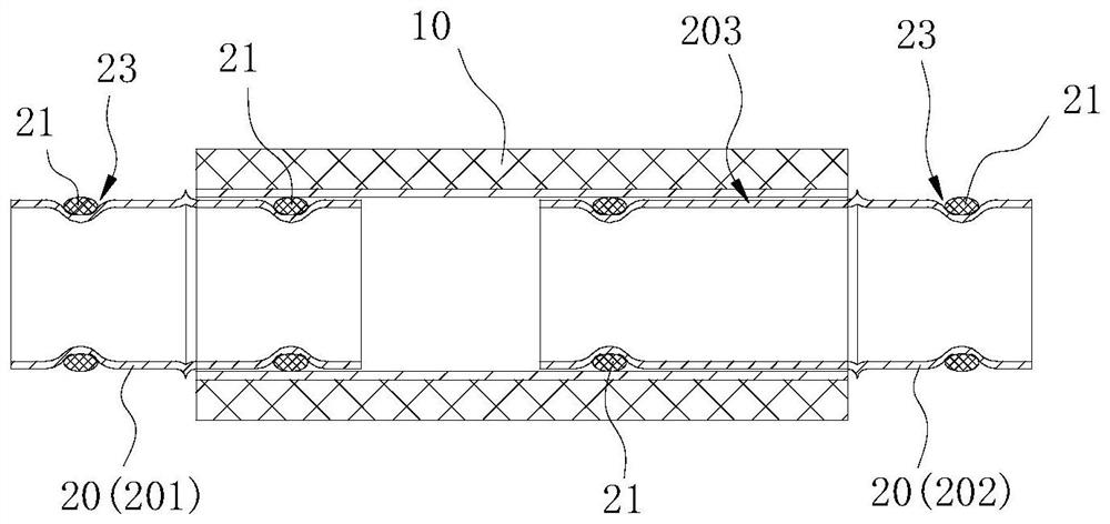 A kind of stainless steel pipeline emergency repair construction method