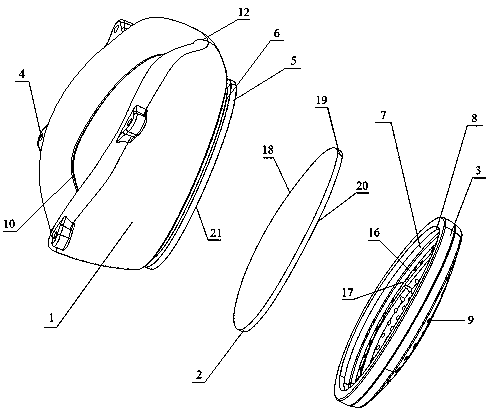 Reusable bacteria-haze-virus prevention mask and preparation method thereof