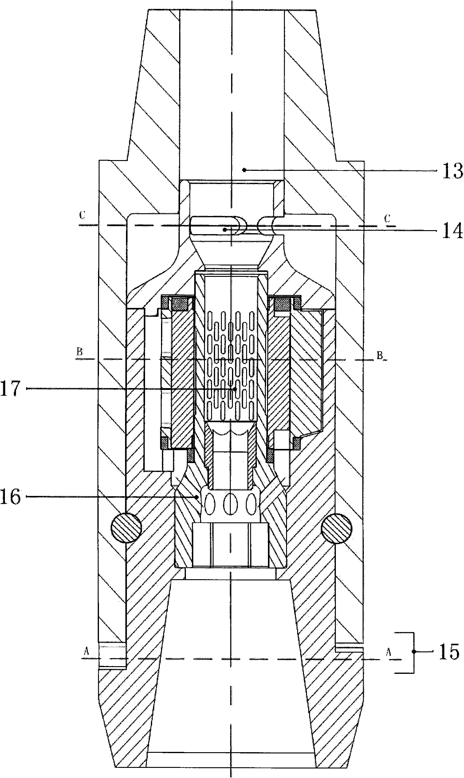 Torsional impact drilling tool