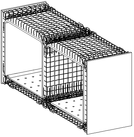 Combined integral assembly superposed box culvert and construction method