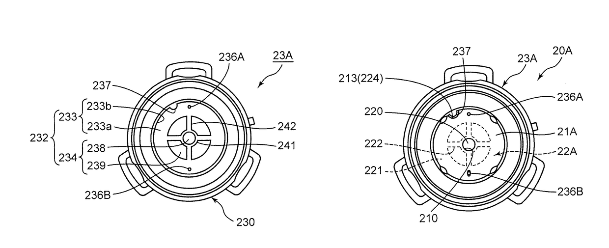 Reflection properties measuring device and manufacturing method for polarizing plates used in same