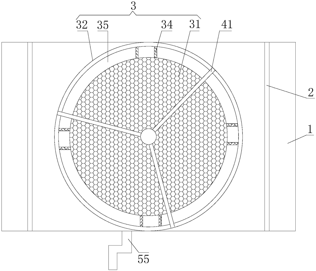 Material sieving device and operation method thereof