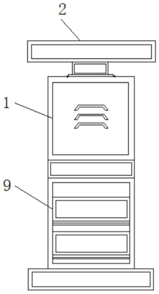 Modular seasonally-adjustable cupboard mounting structure