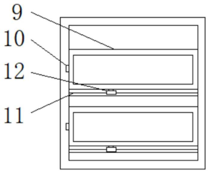 Modular seasonally-adjustable cupboard mounting structure