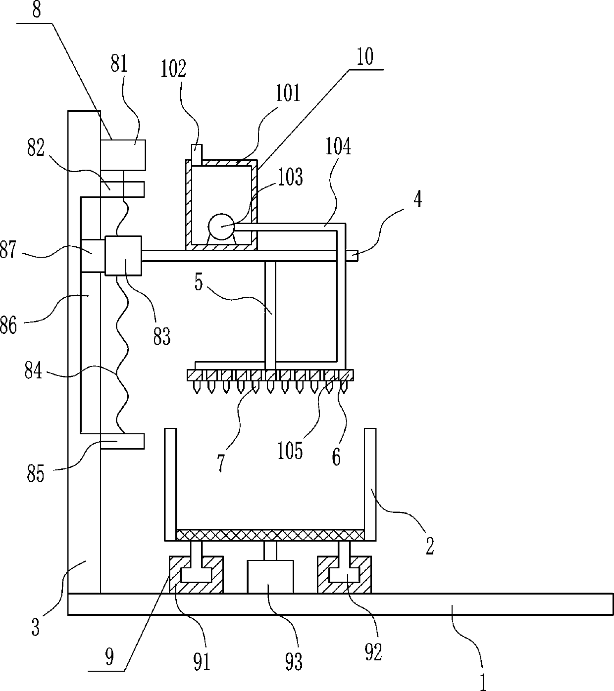 An integrated device for pasture cutting and cleaning for livestock