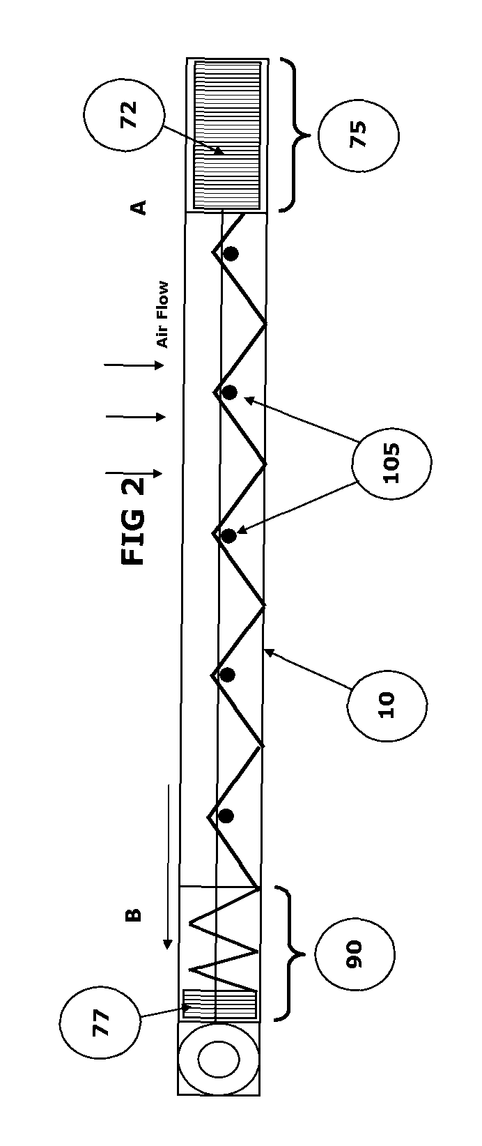 Direct replacement air filter with automatic filter media advance and wireless communications