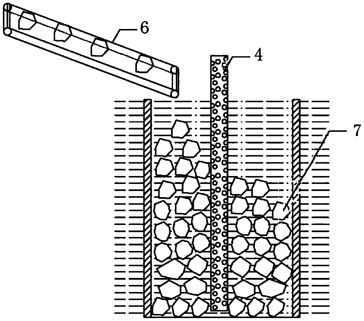 Construction method of underwater concrete grouting