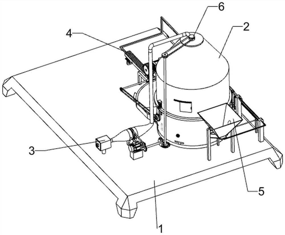 Drying device for bioengineering by utilizing air circulation principle