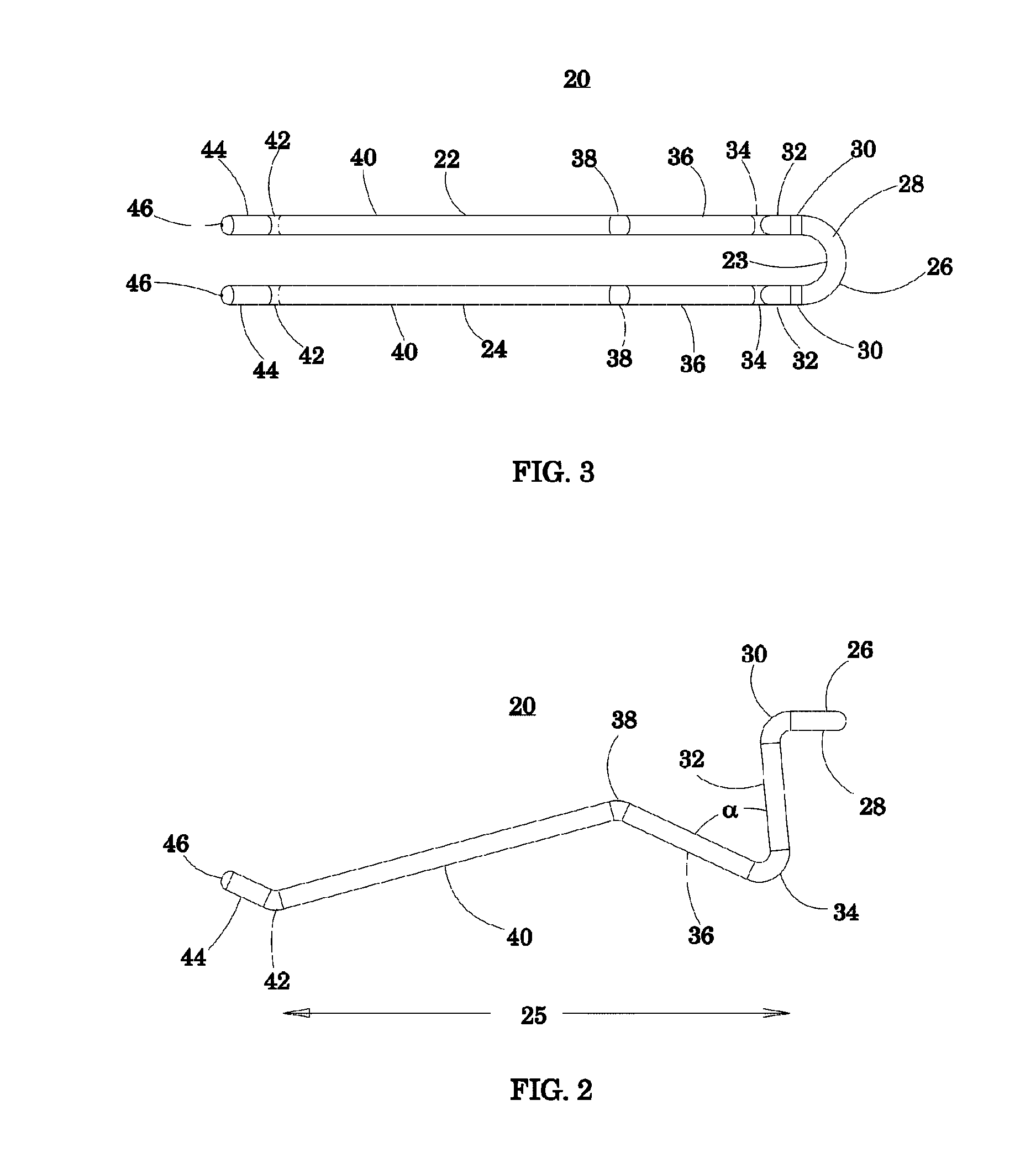 Fixed angle dual prong pin fixation system