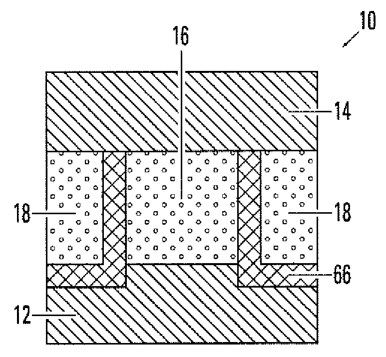 Memory cell with memory material insulation and manufacturing method