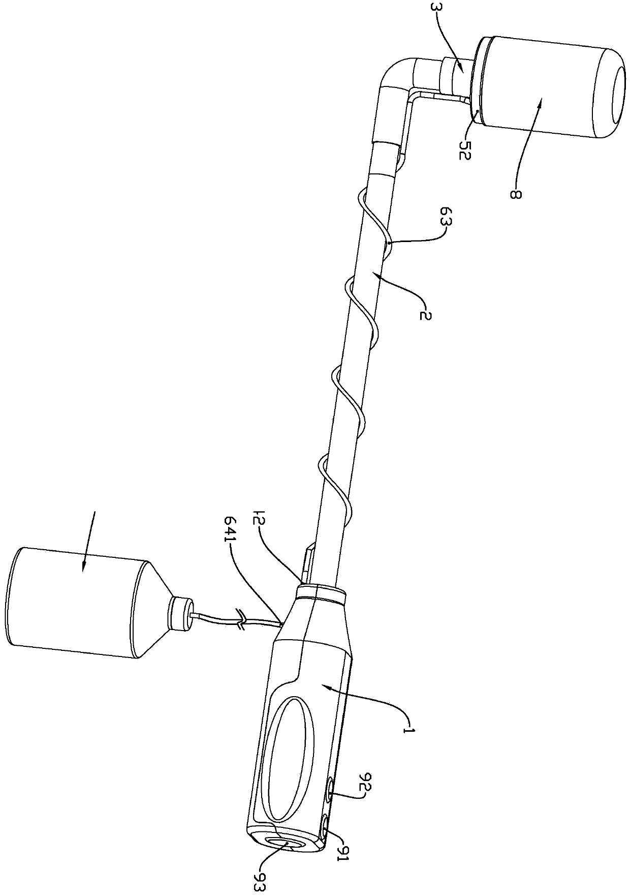 Auxiliary instrument applicable to reflective bowel movement training