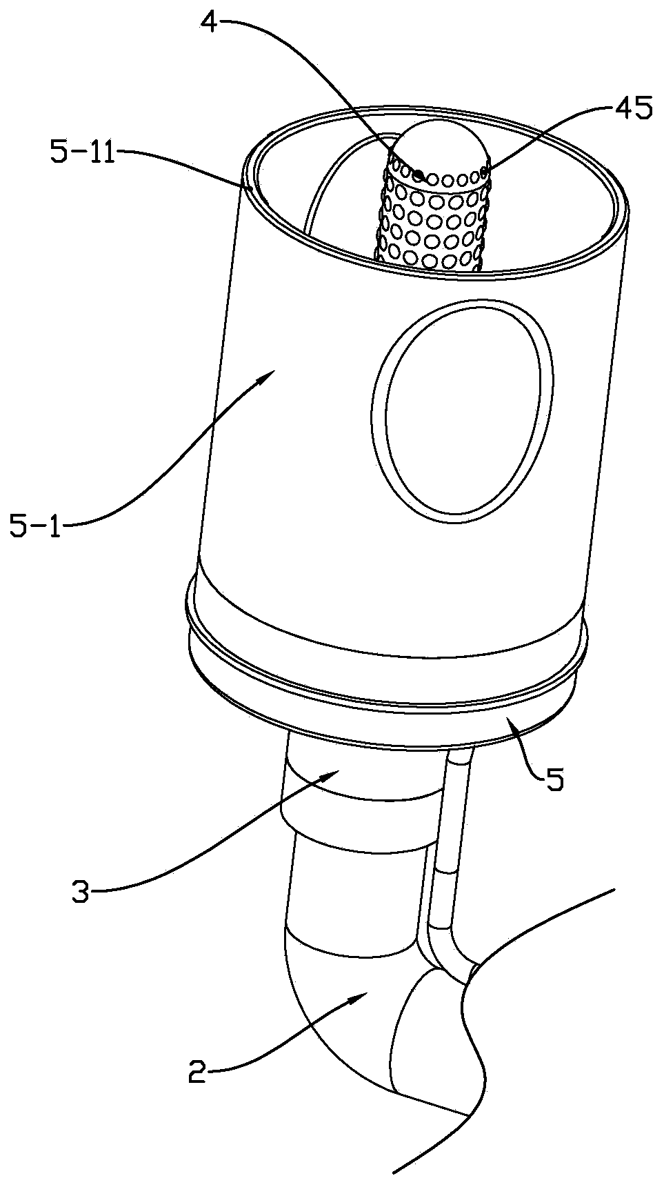 Auxiliary instrument applicable to reflective bowel movement training