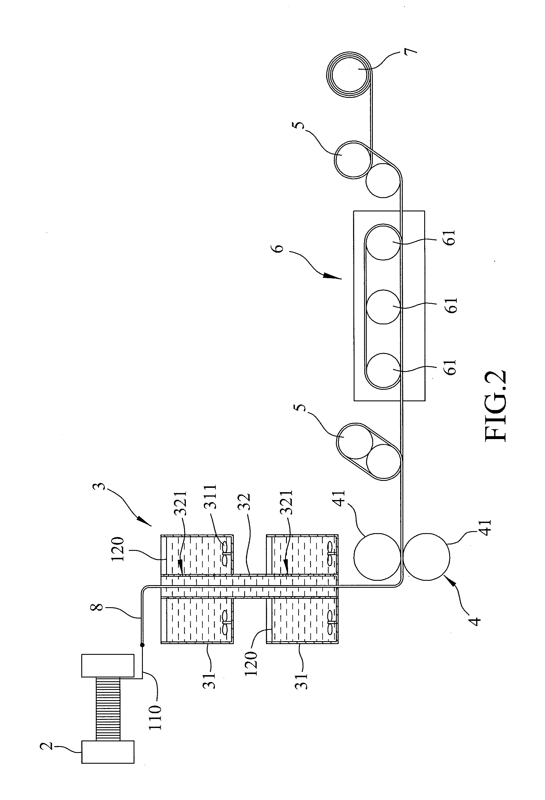Method for fabricating a conductive yarn and conductive yarn fabricated by the method