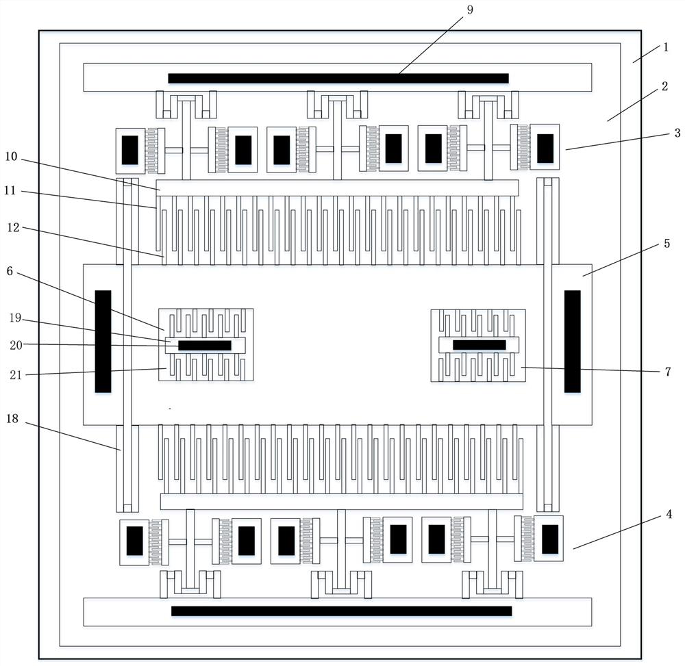 A mems accelerometer with adjustable comb gap