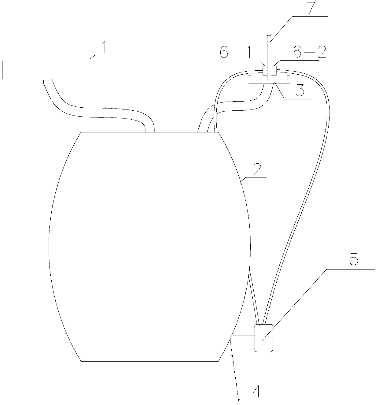 Liquid spraying device for covered edges of assembly