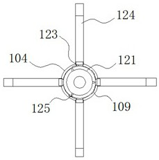 Multi-compartment burette facilitating titration of multiple reagents based on adjusting assembly